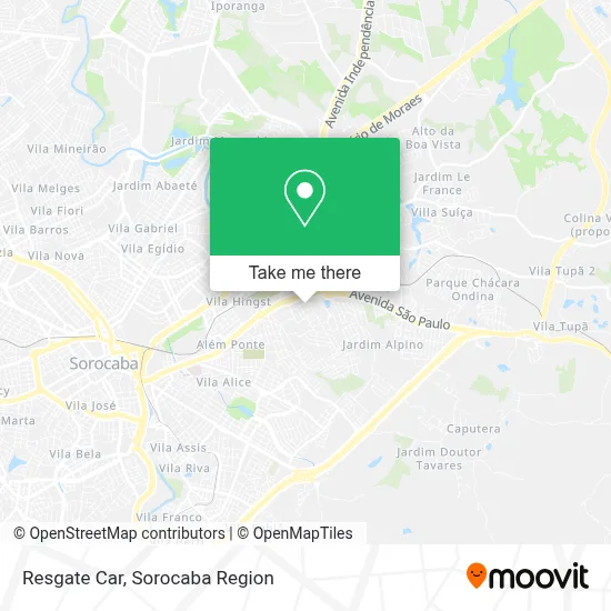 Resgate Car map