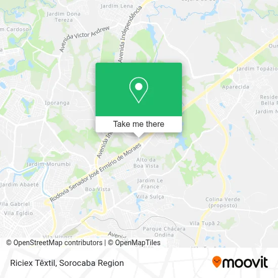 Riciex Têxtil map