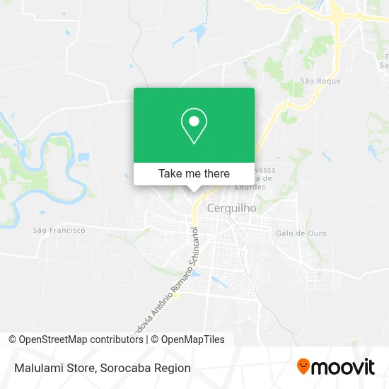 Malulami Store map