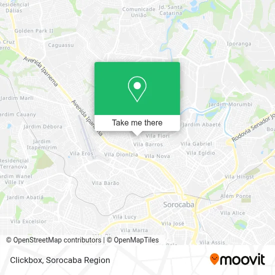 Clickbox map