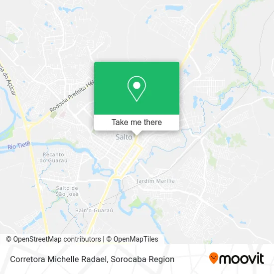 Corretora Michelle Radael map