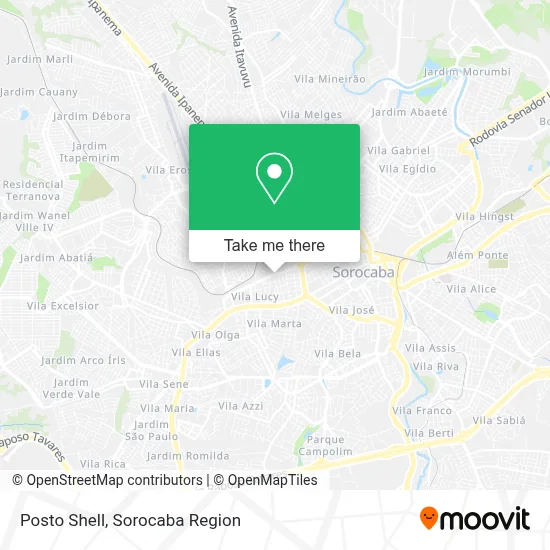 Posto Shell map