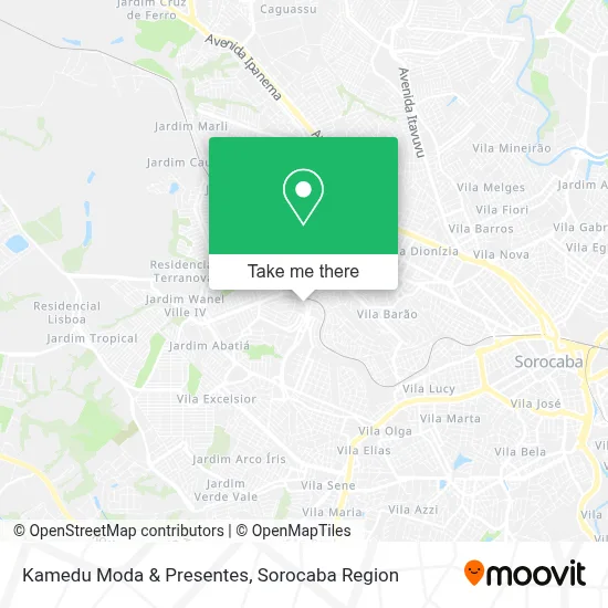 Kamedu Moda & Presentes map