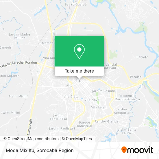 Moda Mix Itu map