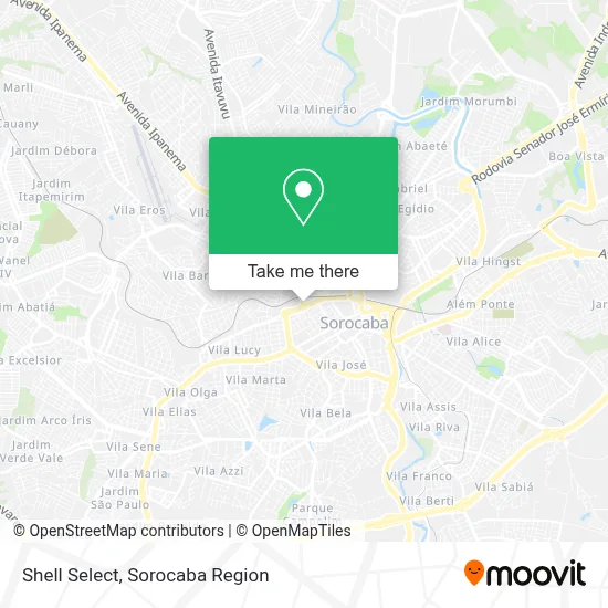 Shell Select map