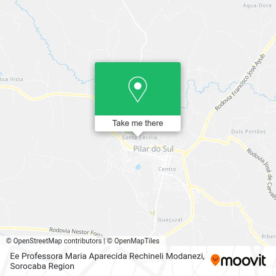 Ee Professora Maria Aparecida Rechineli Modanezi map