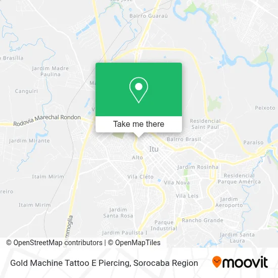 Gold Machine Tattoo E Piercing map