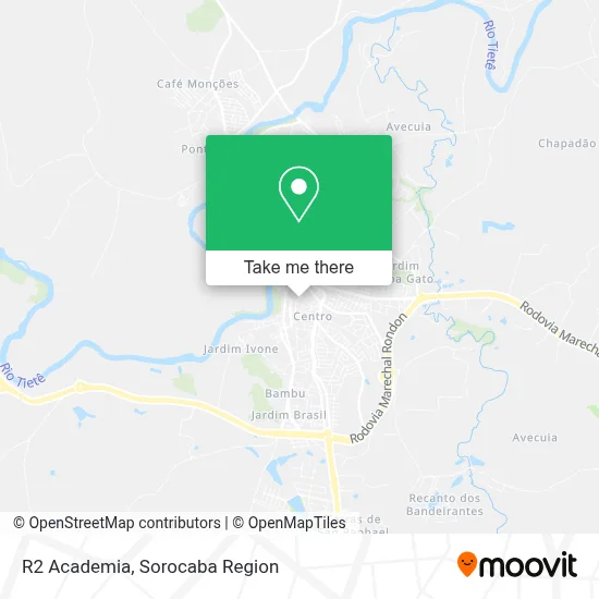 R2 Academia map