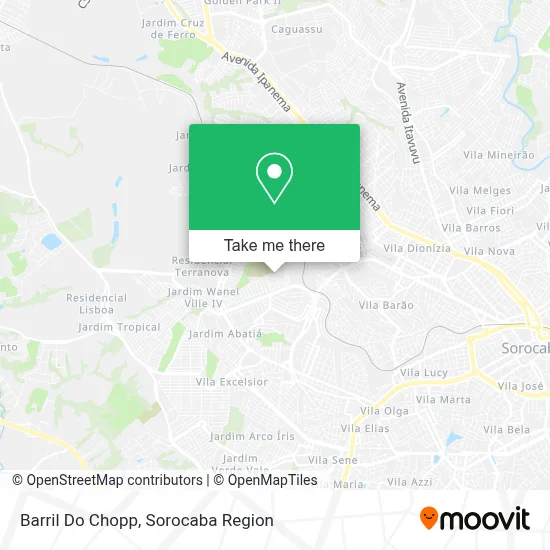 Barril Do Chopp map