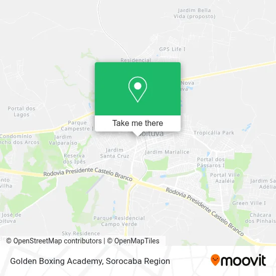 Golden Boxing Academy map