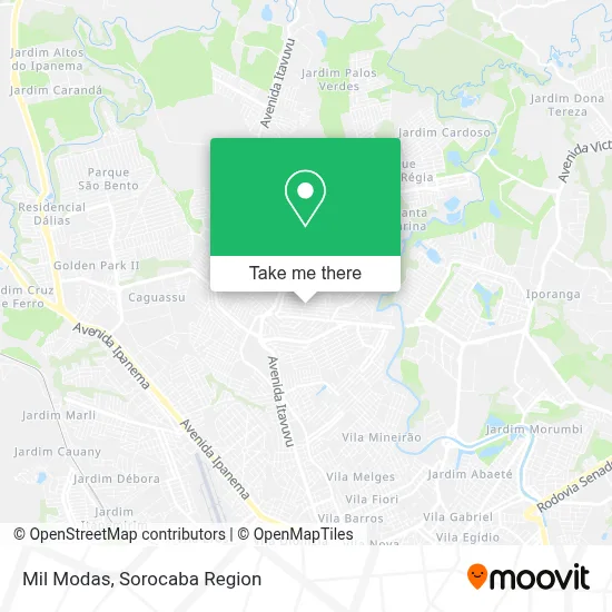 Mil Modas map