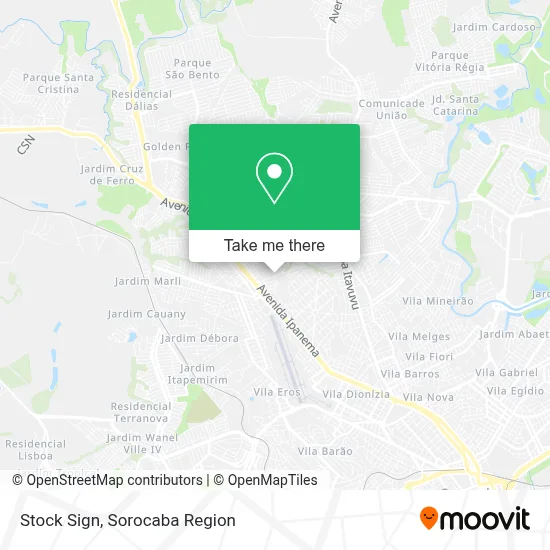 Stock Sign map