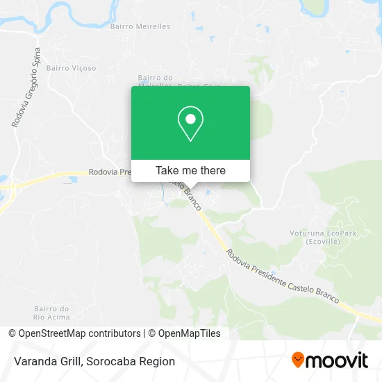 Varanda Grill map
