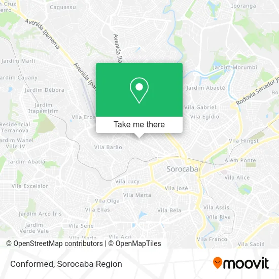 Conformed map