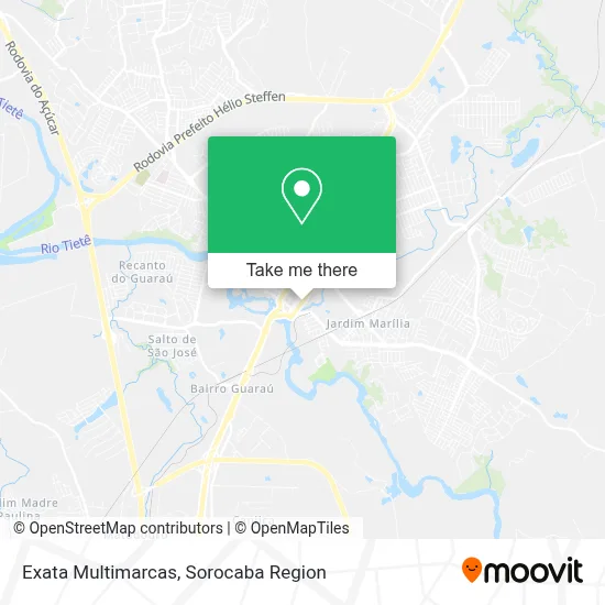 Exata Multimarcas map