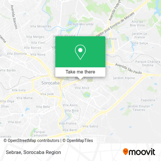 Sebrae map