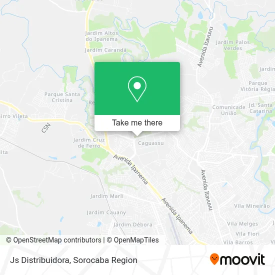 Js Distribuidora map