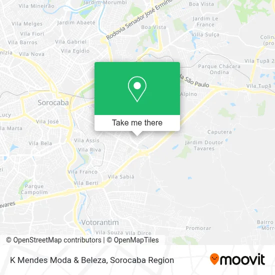 K Mendes Moda & Beleza map