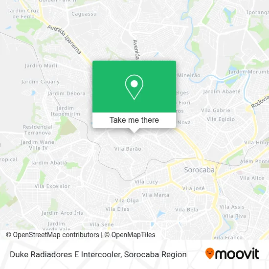 Duke Radiadores  E Intercooler map