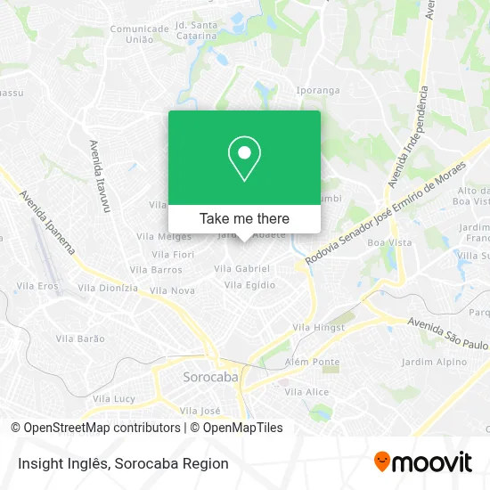 Insight Inglês map