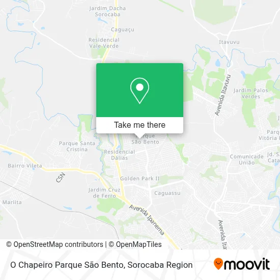 O Chapeiro  Parque São Bento map