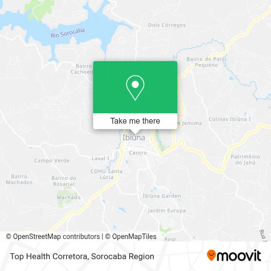 Top Health Corretora map