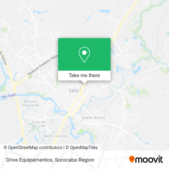 Drive Equipamentos map