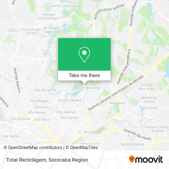 Total Reciclagem map
