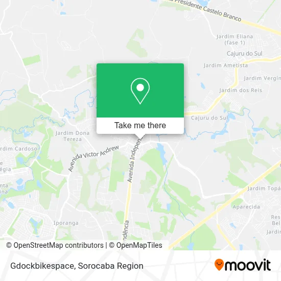 Gdockbikespace map