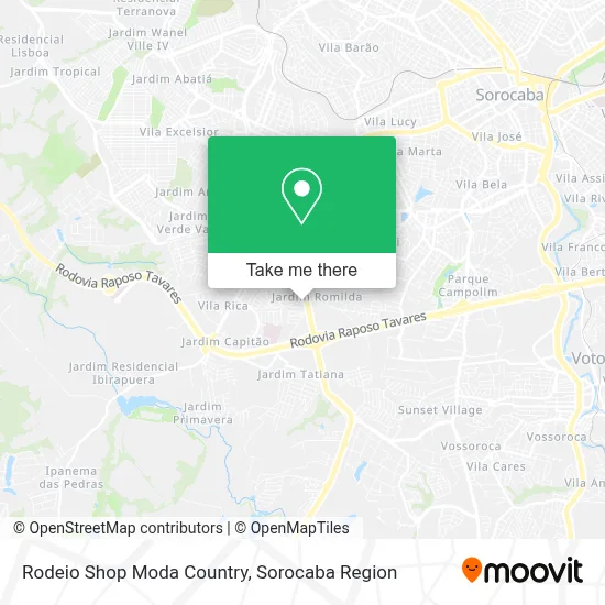 Rodeio Shop Moda Country map