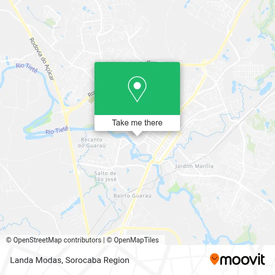 Landa Modas map