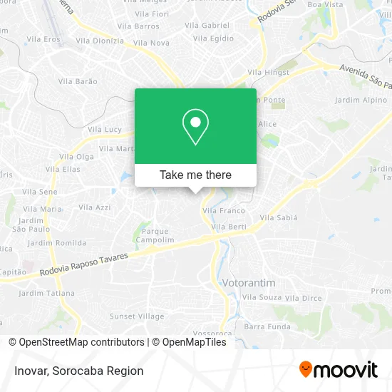 Inovar map