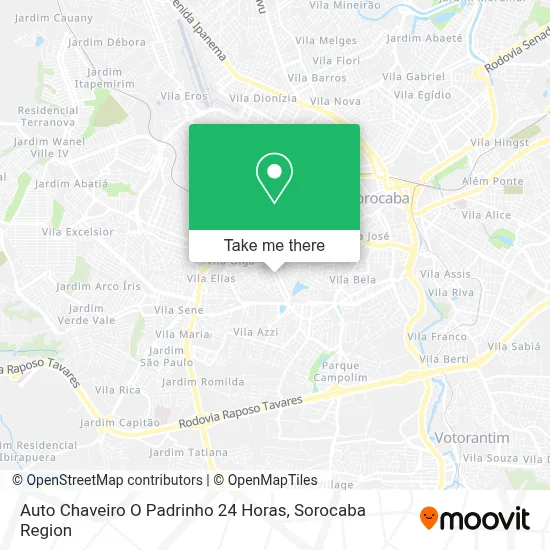 Auto Chaveiro O Padrinho 24 Horas map