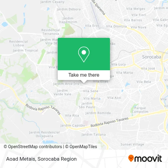 Aoad Metais map