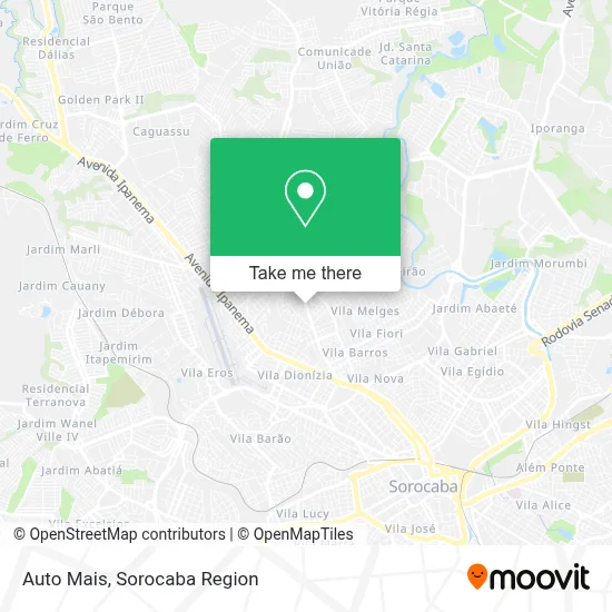 Auto Mais map