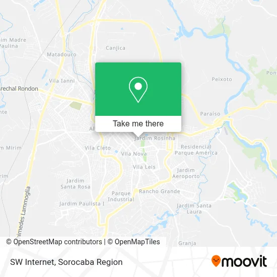 SW Internet map