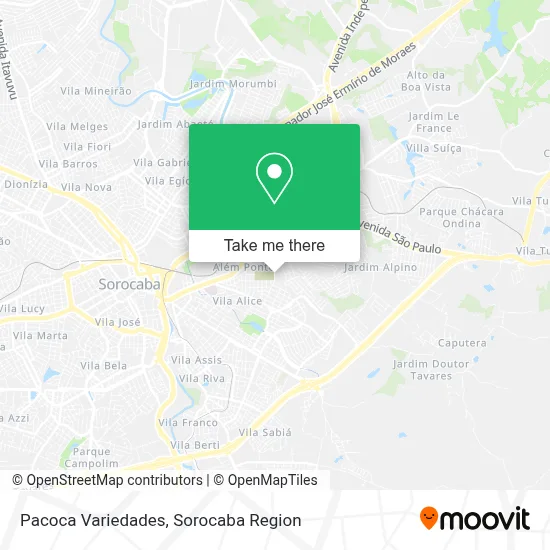Pacoca Variedades map