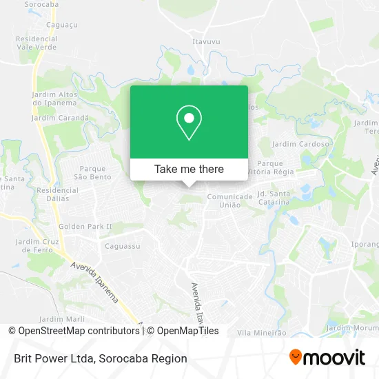 Brit Power Ltda map