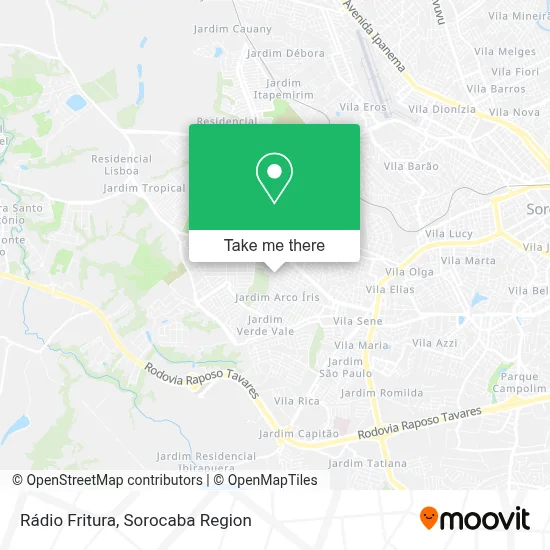 Rádio Fritura map
