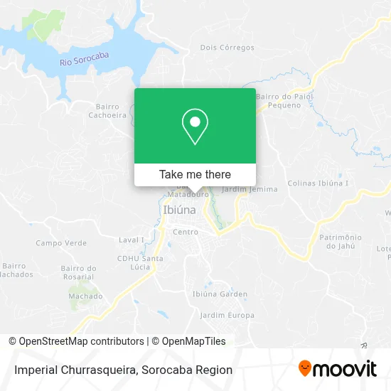 Imperial Churrasqueira map