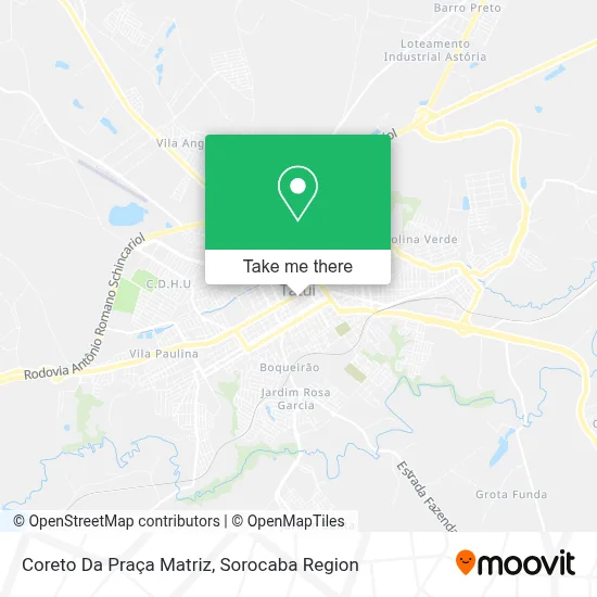 Coreto Da Praça Matriz map