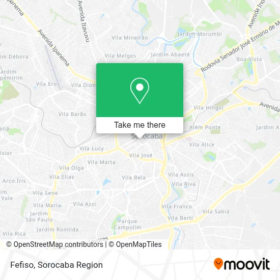 Fefiso map