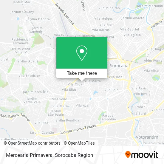 Mercearia Primavera map