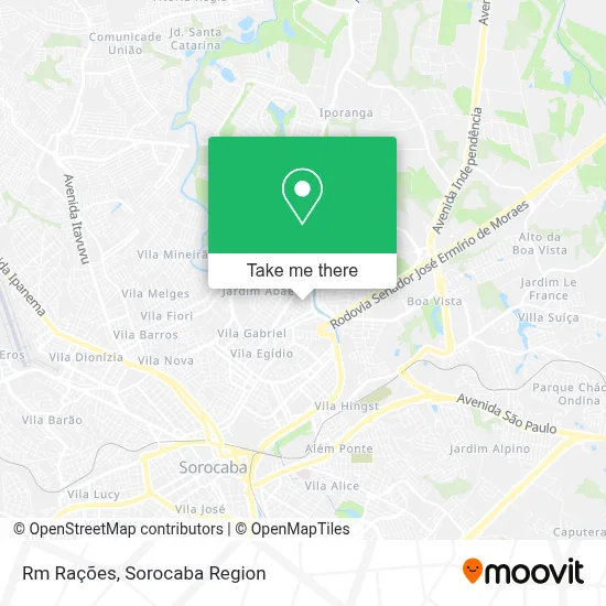 Rm Rações map