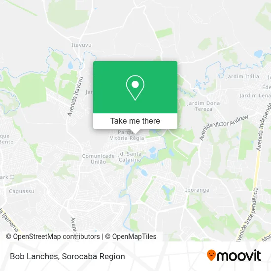 Bob Lanches map