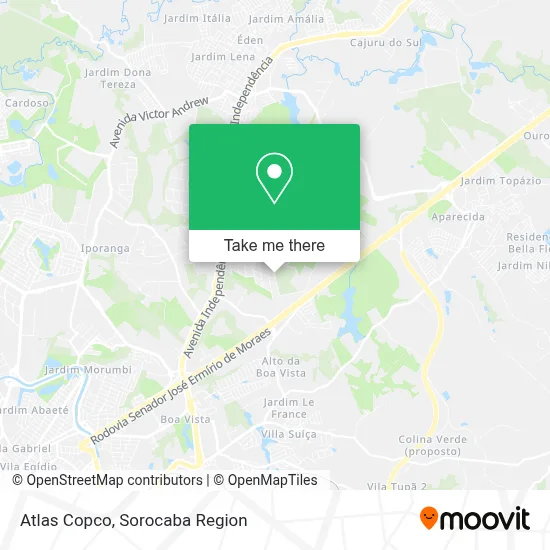 Atlas Copco map