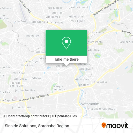 Sinside Solutions map