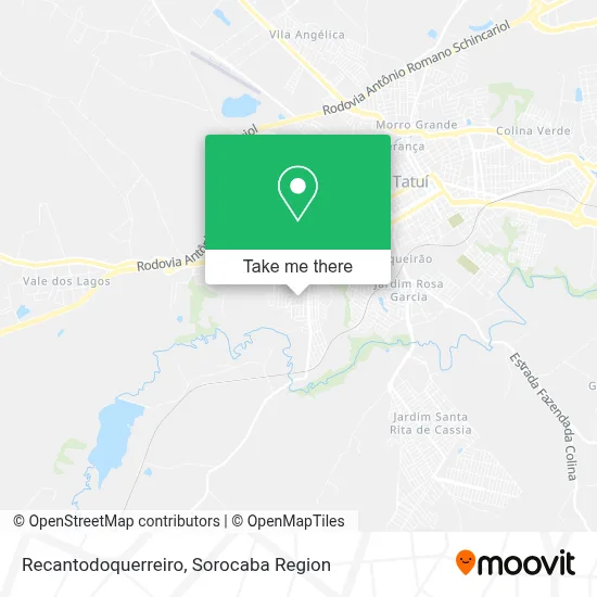 Recantodoquerreiro map