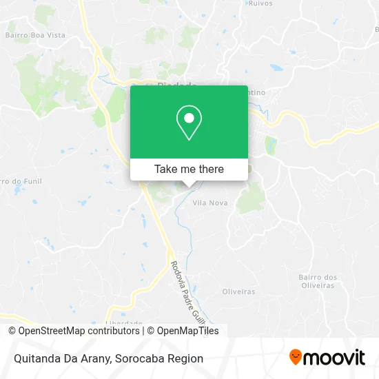 Quitanda Da Arany map