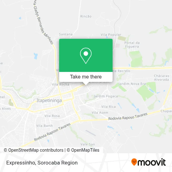 Expressinho map